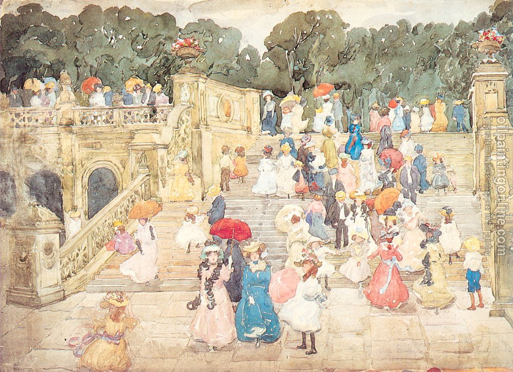 Prendergast, Maurice Brazil - The Mall, Central Park